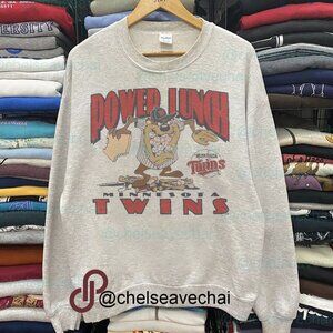 Vintage Minnesota Twins x Taz Sweatshirt, MLB Minnesota Twins Baseball Shirt Tee